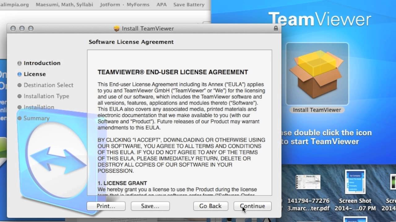 How to do teamviewer in mac free